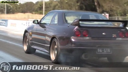 Nissan Skyline Gtr R33 - 1/4 миля