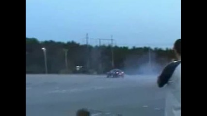 Toyota Supra Mk4 drifting on Ikea parking place