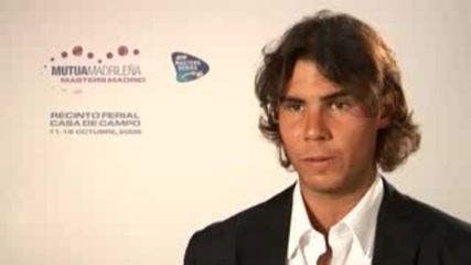 Atp Ms Madrid 2008 : Интервю С Надал преди началото на турнира