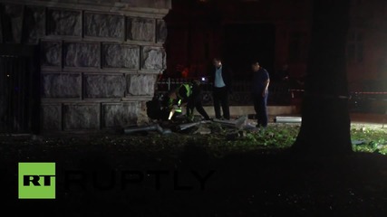 Ukraine: Blast rocks Security Services building in Odessa