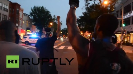 USA: Mike Brown solidarity march hits DC one year on from shooting