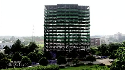 В Китай построиха само за 6 дни 15 - етажна сграда 