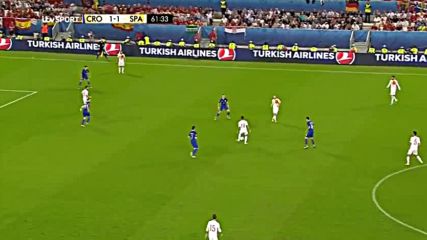 Група D: Хърватия 2 – 1 Испания | У Е Ф А Евро 2016 | У Е Ф А Евро 2016 | Второ полувреме (2nd Half)