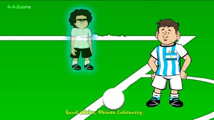 Аржентина и Иран - Забавна футболна анимация.