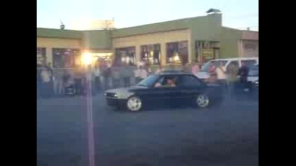 BMW E30 Burnout