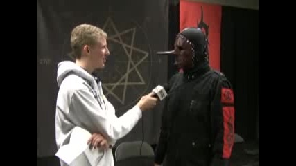 Slipknot Interview Chris Fehn Backstage All Hope Is Gone Tour