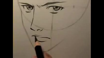 Как да нарисуваме реалистично манга лице