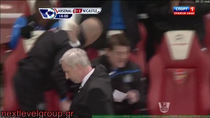Ben Arfa vs Arsenal Brilliant goal 12.03.2012