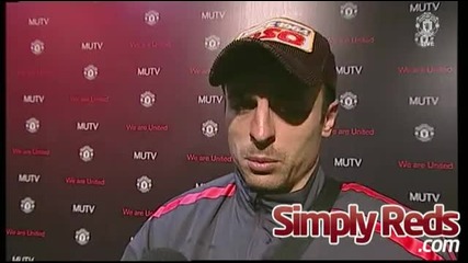 (+субтитри) Интервю с Димитър Бербатов след мача с Manchester United 7 - 1 Blackburn Rovers 