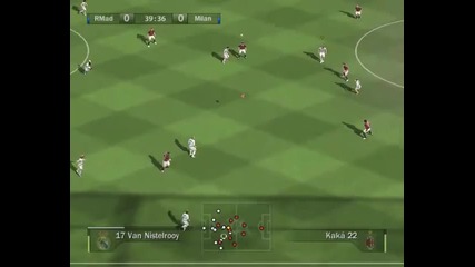 Real Madrid - Milan 1st half Fifa 08