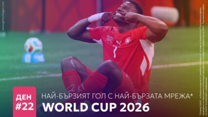 Ден 22: Най-бързият гол с най-бързата мрежа*