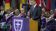 Obama Delivers Passionate Race Lecture At Eulogy