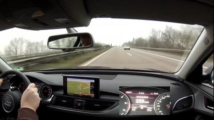 Кратък спринт по магистралата със Audi A6 3.0 Tdi quattro