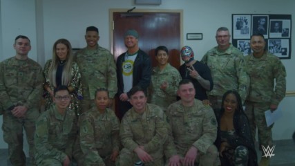 Superstars visit U.S. Air Force Base in Riyadh