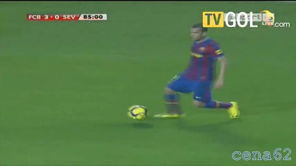 Fc Barcelona 4 vs 0 Sevilla [16.01.2010]