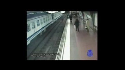Инцидента с пияния човек в метрото на Мадрид