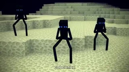 "like An Enderman" - Gangnam Style Minecraft Parody