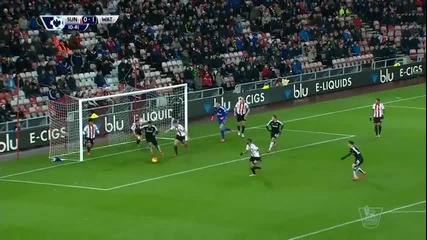 Съндърланд - Уотфорд 0:1, Премиършип, 16-и кръг, сезон 2015-16