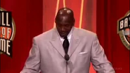 Michael Jordan Basketball Hall Of Fame Speech (3/3)