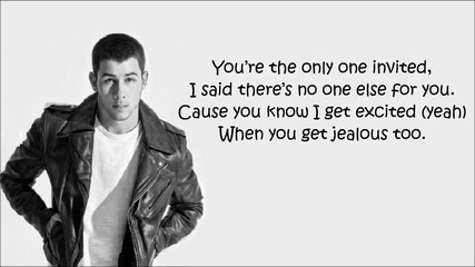 Nick Jonas - Jealous (lyrics)