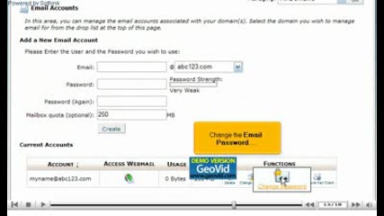 How to create a Pop email account by www.vivahost.com