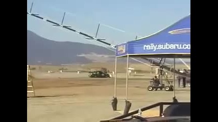Ken Block jumps 171ft in a Subaru Impreza