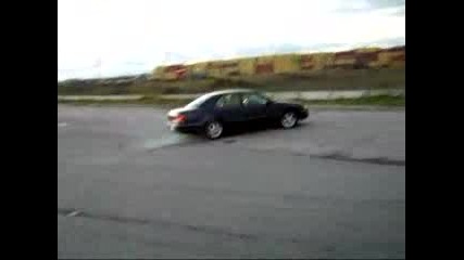 Opel Omega B Burnout