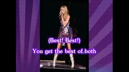 Hannah Montana - The Best Of Bouth Worlds instrumental/karaoke