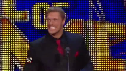 Edge gets inducted into Wwe's Hall of Fame- April 2, 2012