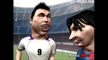 # анимация # Messi Vs Cronaldo 2009 