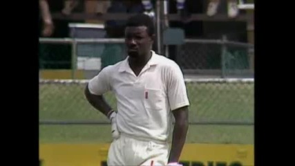 Viv Richards vs Steve Waugh Take That Viv_ 1988 1st test Gab