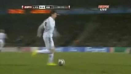 Cristiano Ronaldo vs Lyon - 16.02.2010 [champions League]