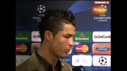 Cristiano Ronaldo Дава Интервю 