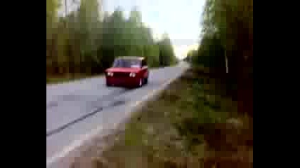 lada 2105 burnout.flv