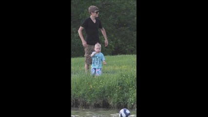 Justin Bieber and Selena Gomez in Canada 2011 Part 1