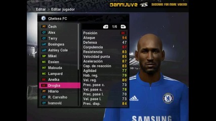 Pes 2010 Лица - Официален екип на Челси 