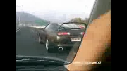 Ferrari Enzo v s Toyota Supra