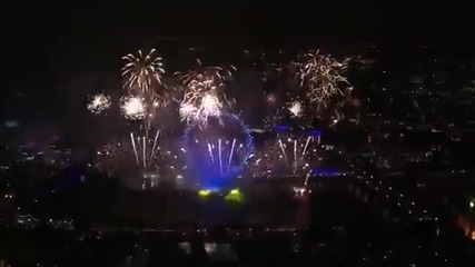 Ето как посрещнаха в Лондон 2014 година.