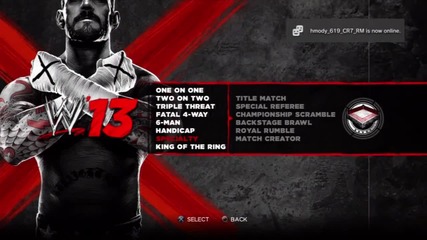 W W E '13 - Special Referee Match - Gameplay