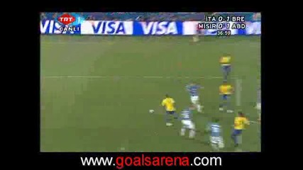 21.06 Италия - Бразилия 0:3 Луиш Фабиано първи гол ! Купа на Конфедерациите