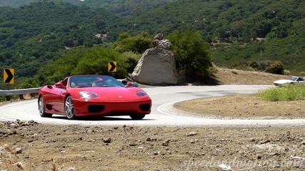 Ferraris on Mulholland - 360 Spider - 430 Scuderia - 328gts