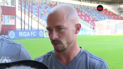 Ел Маестро преди мача с ФК Рига
