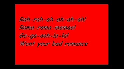 Lady Gaga - Bad Romance (official Song With Lyrics) - 1 