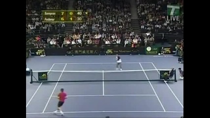 Macao 2007 : Сампрас - Федерер 