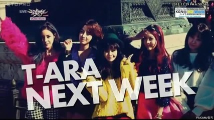 [hd] T-ara Comeback Nextweek @music Bank [29/11/13]