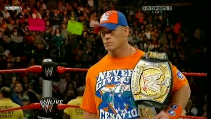 Wwe Raw 30.11.09 John Cena called out Sheamus 