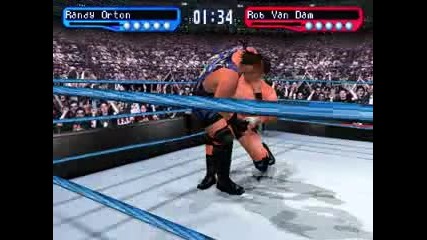 Rvd Vs randy orton My gameplay smackdown for ps1