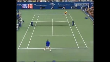 Us Open 2004  Federer Vs Hewitt -  5 - 5