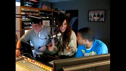 Demi Lovato Y100 Official Freestyle-monster and Gucci Gucci with Logic Mc in the studio