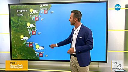 Прогноза за времето (04.09.2018 - сутрешна)